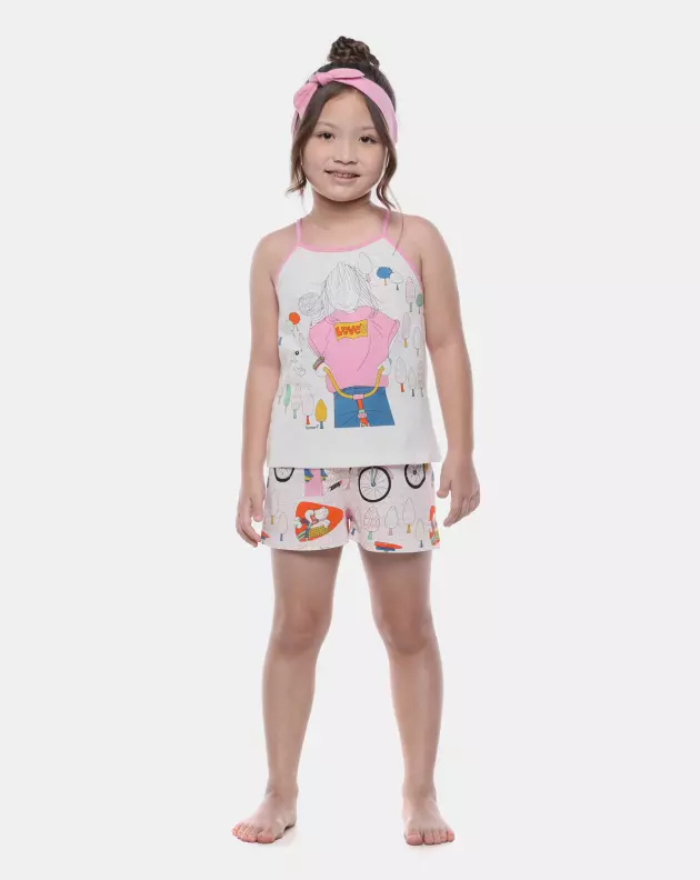 Pijama Alça e Short