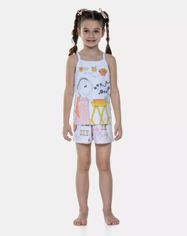 Pijama Alça e Short