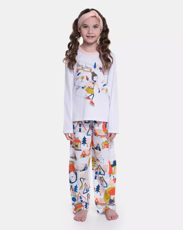 Pijama Manga Longa e Calça