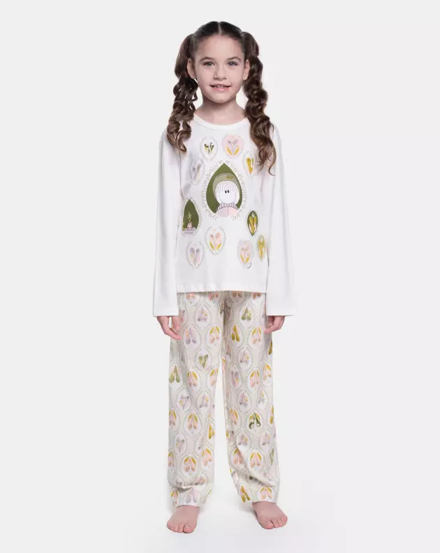 Pijama manga longa e calça