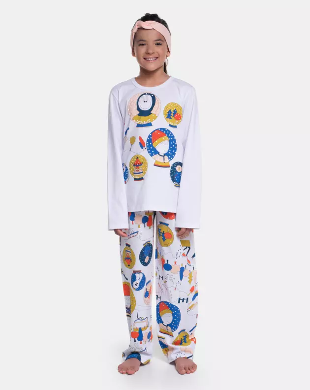Pijama Manga Longa e Calça