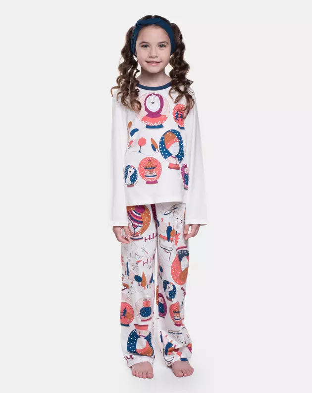 Pijama Manga Longa e Calça