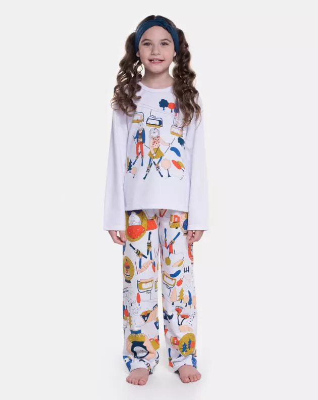 Pijama Manga Longa e Calça