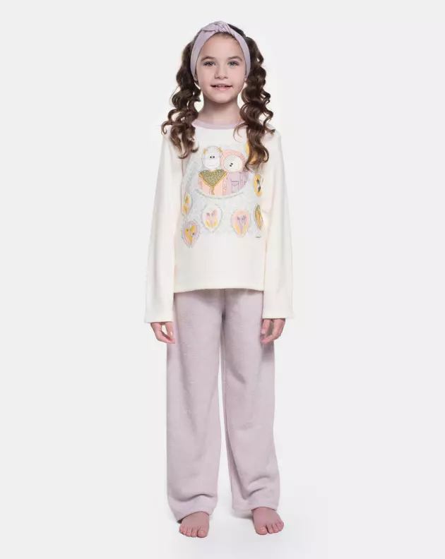 Pijama Manga Longa e Calça