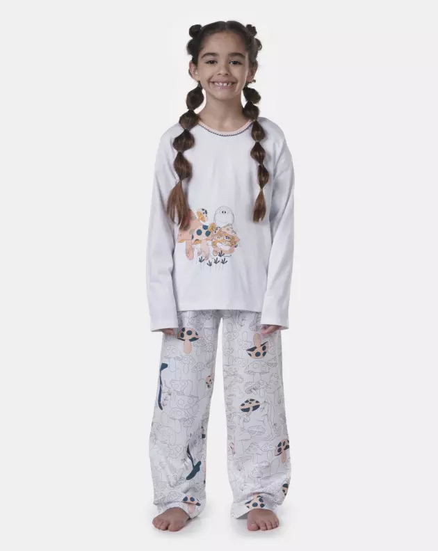 Pijama manga longa e calça