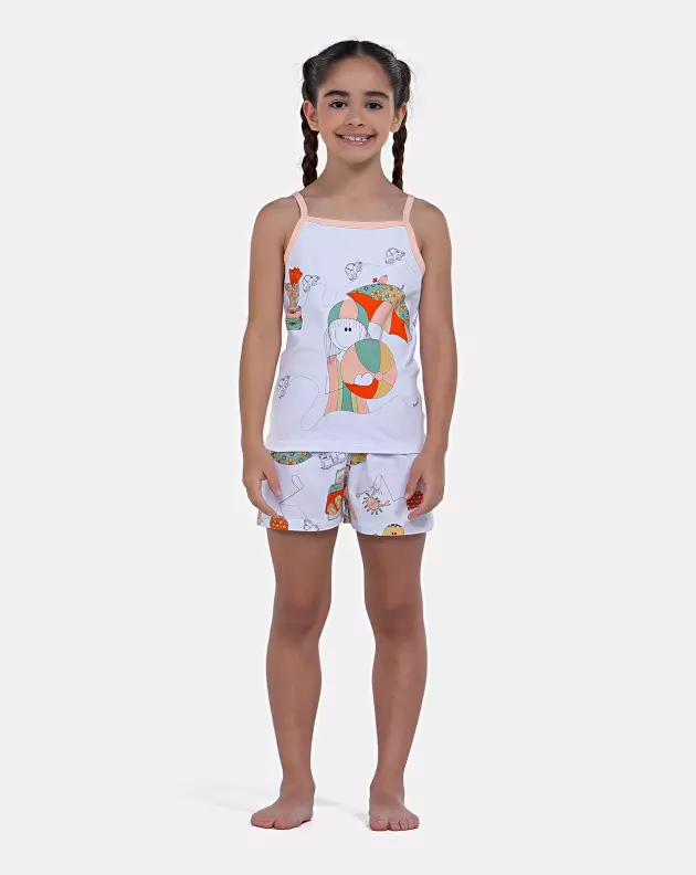 Pijama Alça e Short
