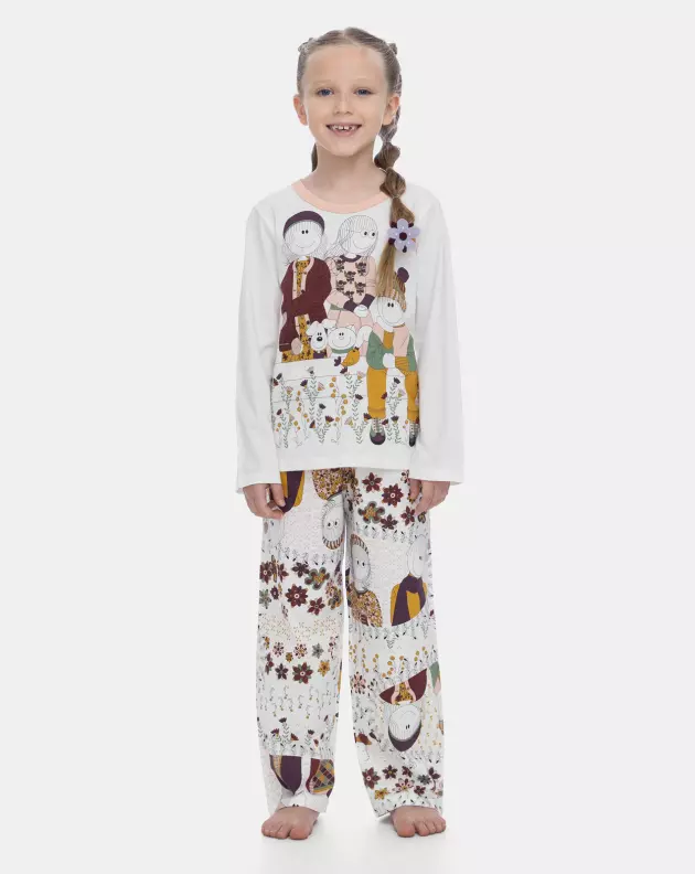 Pijama Manga Longa e Calça