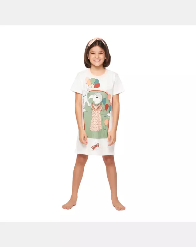Camisão manga curta                  