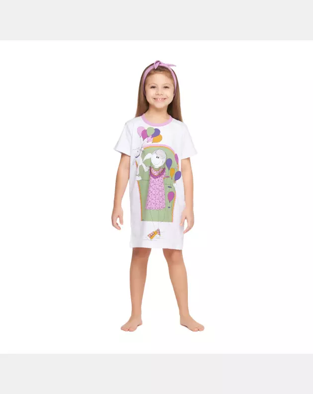 Camisão Feminino Kids Manga Curta