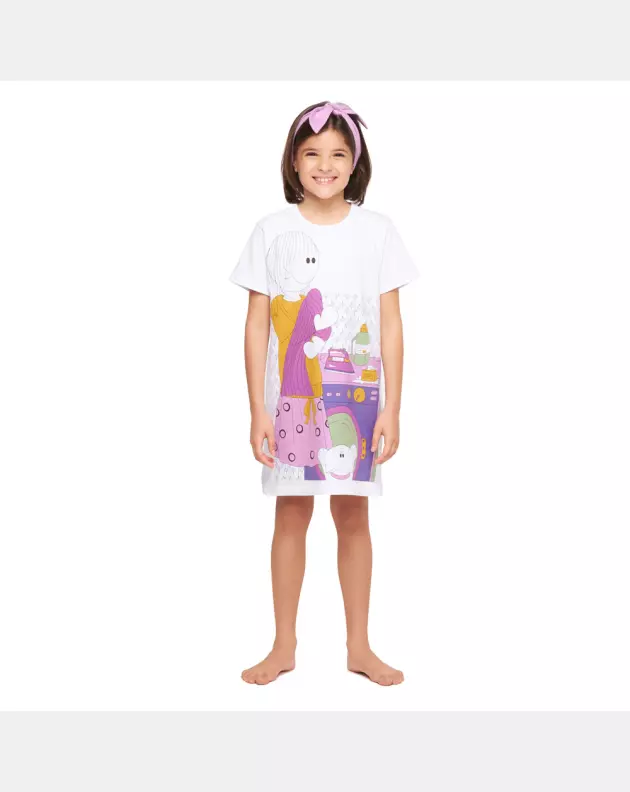 Camisão manga curta       