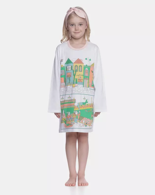 Camisão manga longa                