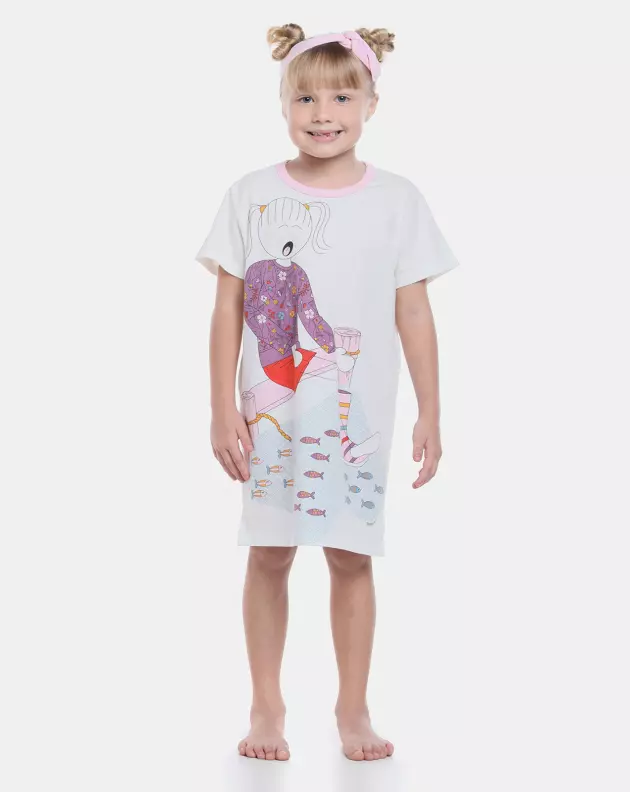 Camisão manga curta                 