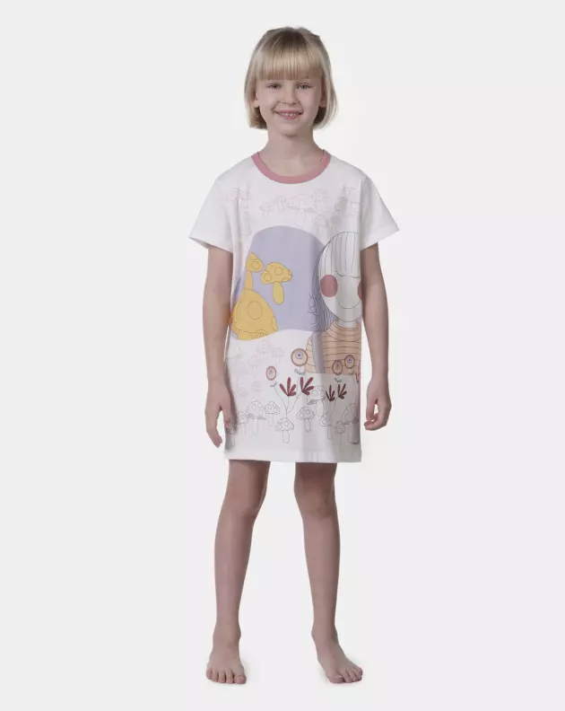 Camisão manga curta               