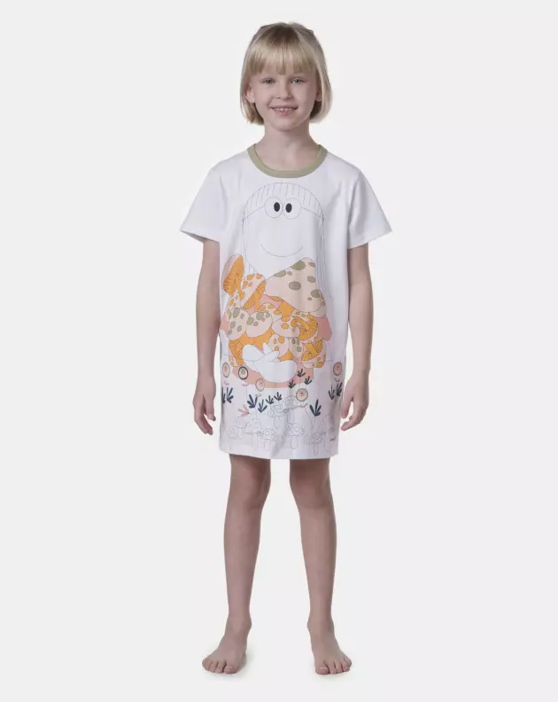 Camisão manga curta           