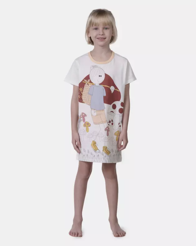 Camisão manga curta                 