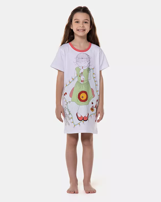 Camisão manga curta    