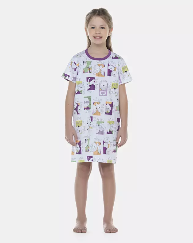Camisão Feminino Kids Manga Curta