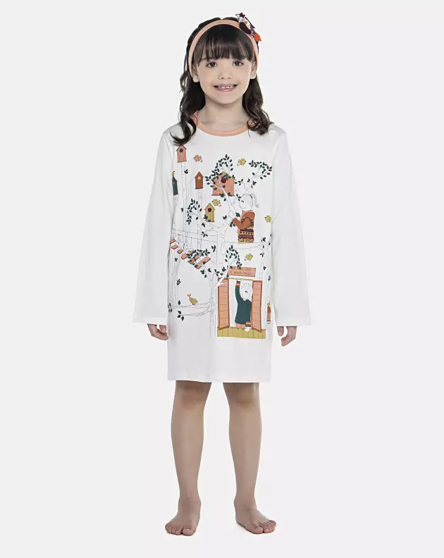 Camisão Feminino Kids Manga Longa