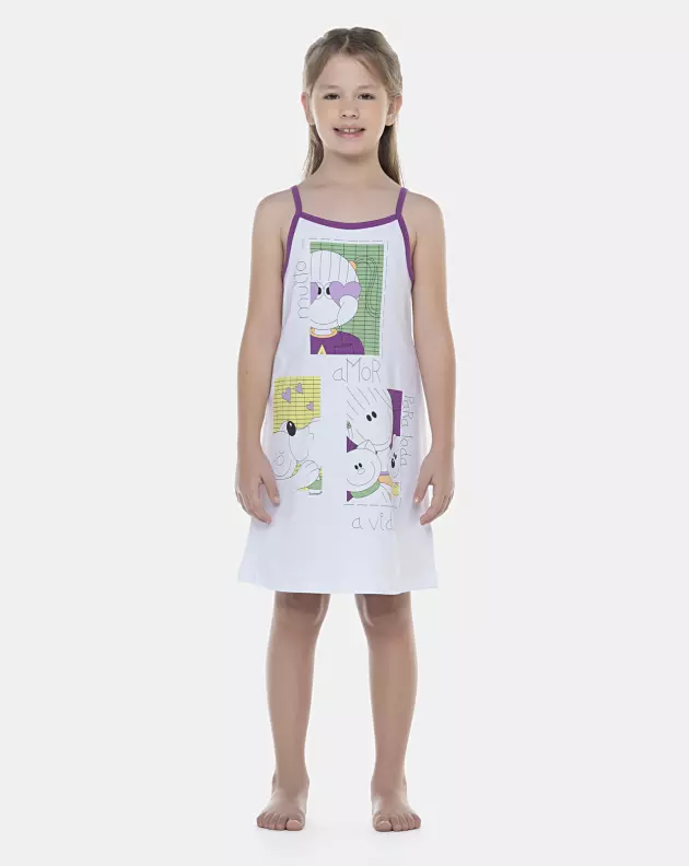 Camisola Feminina Kids Alça
