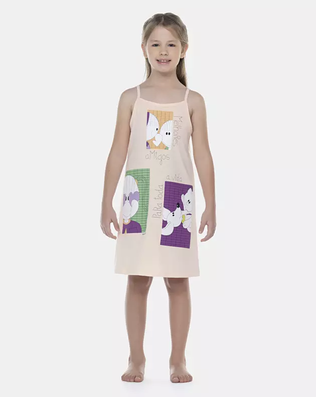 Camisola Feminina Kids Alça