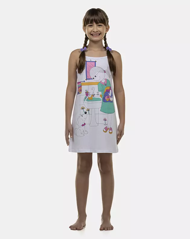 Camisola Feminina Kids Alça
