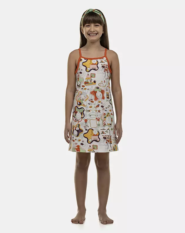 Camisola Feminina Kids Alça