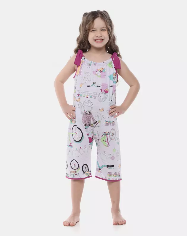 Macacão Feminino Kids Alça