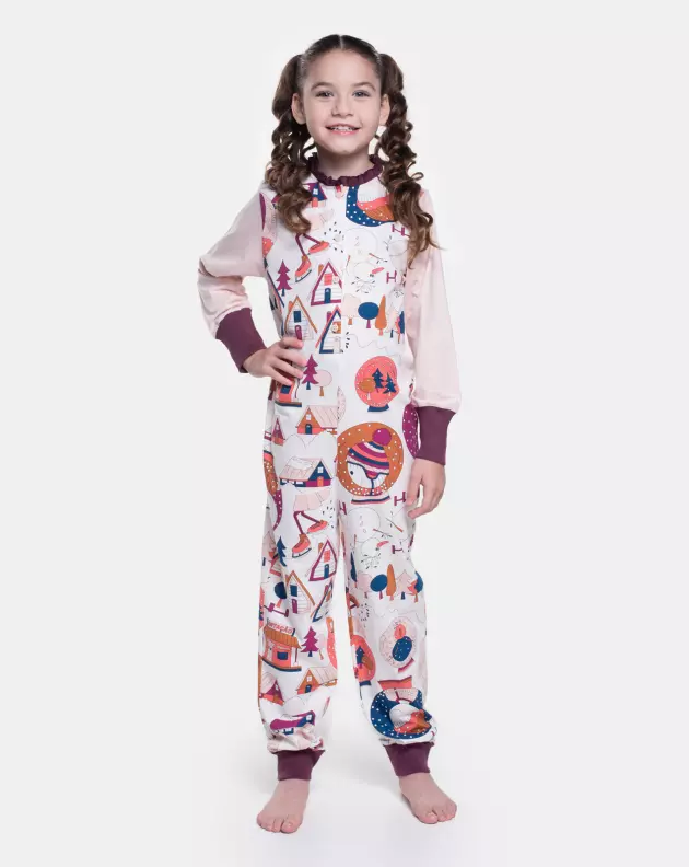 Homewear Macacão Manga Longa