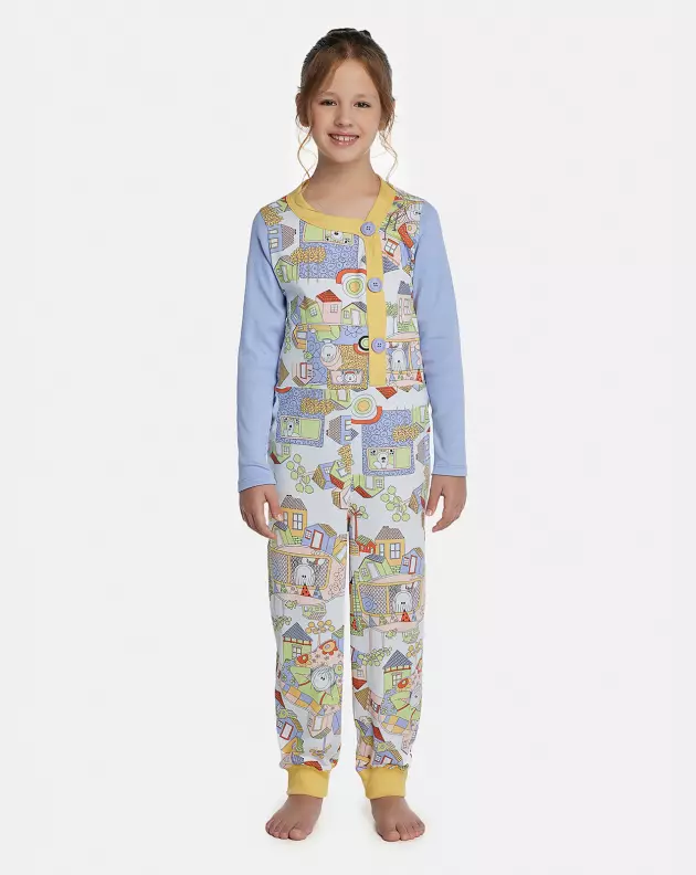 Macacão Feminino Kids Manga Longa