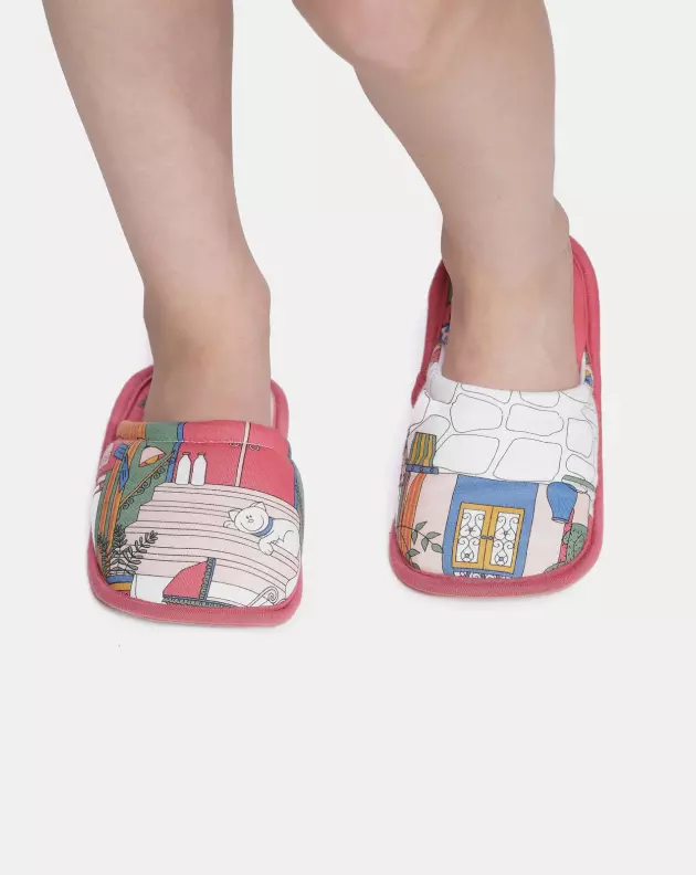 PANTUFA FECHADA FEMININA INFANTIL - 5 A 12 ANOS  
