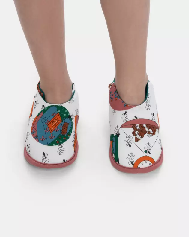 Pantufa Fechada Feminina Infantil Estampada