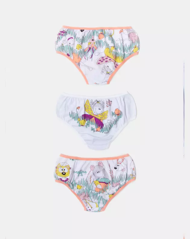 Kit Calcinha Feminino Kids