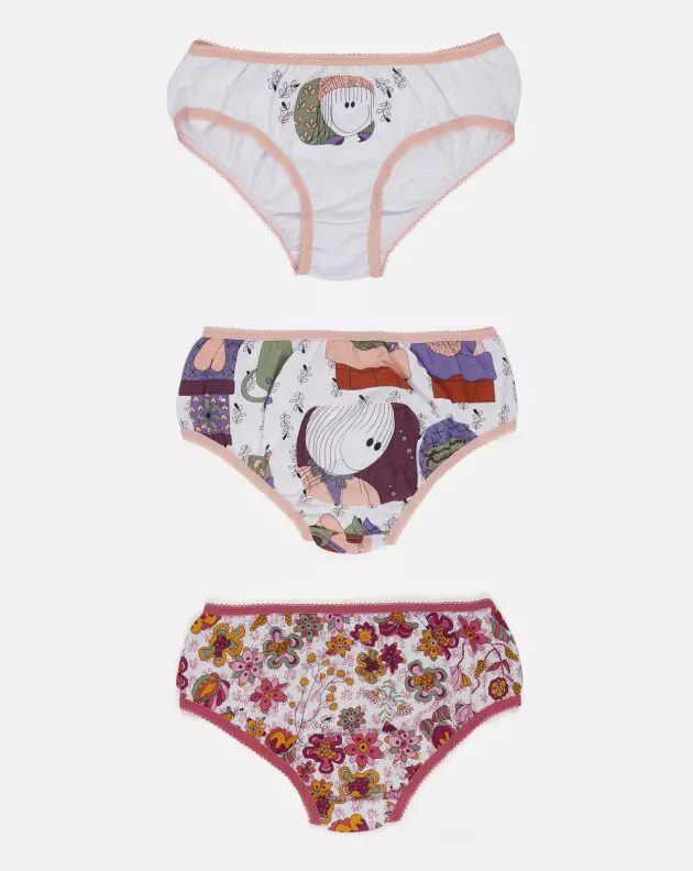 Kit Calcinha Sonhart Infantil  Estampada 3 Peças