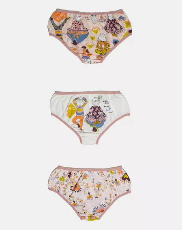 Kit Calcinha Feminino Kids