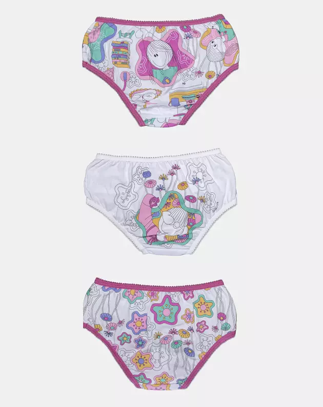 Kit Calcinha Feminino Kids