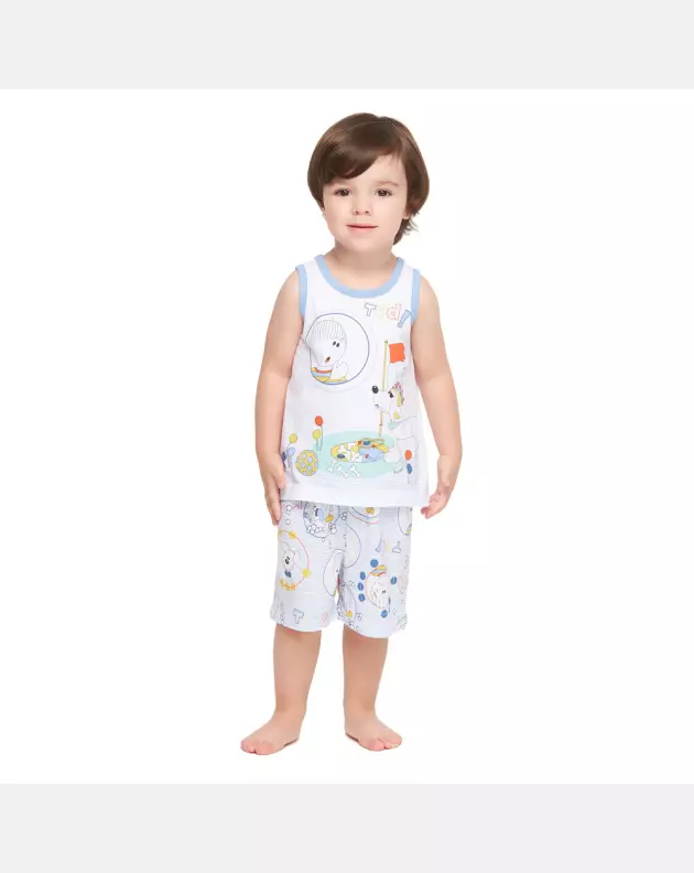 Conjunto Masculino Baby Regata e Bermuda