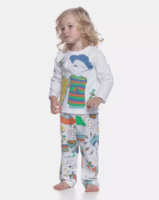 Conjunto Masculino Baby Manga Longa e Calça 