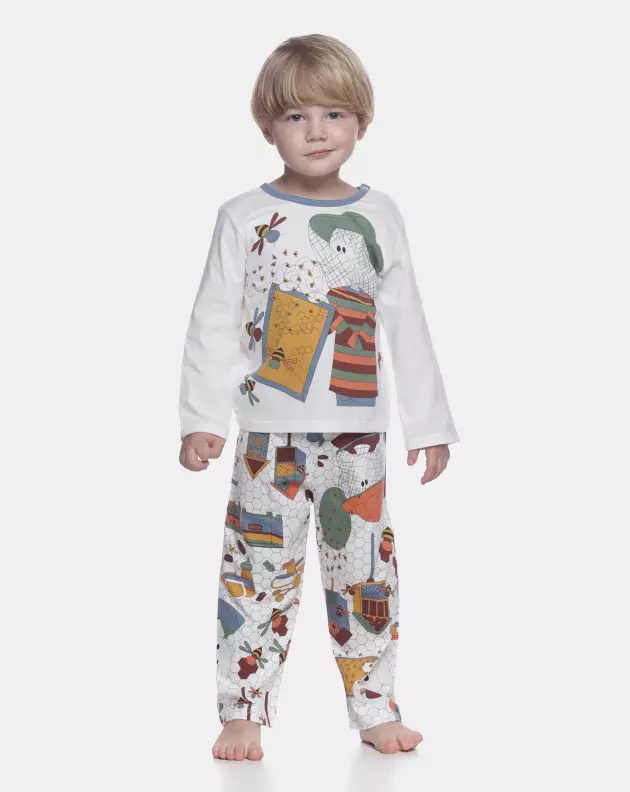 Conjunto Masculino Baby Manga Longa e Calça 