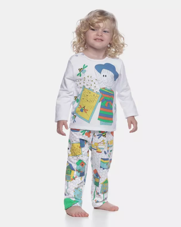 Pijama manga longa e calça