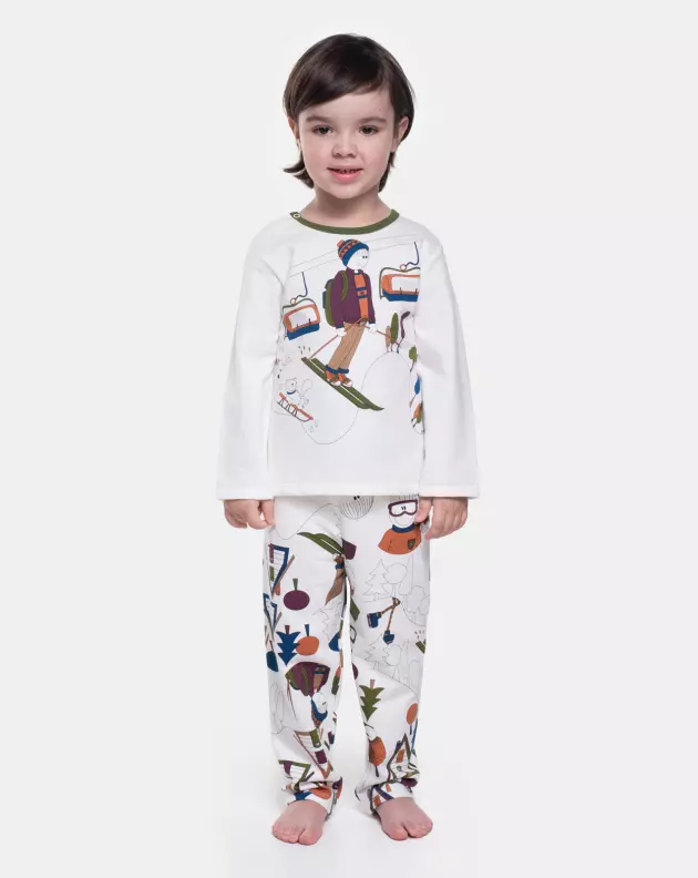 Pijama Manga Longa e Calça