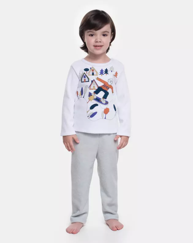 Pijama Manga Longa e Calça