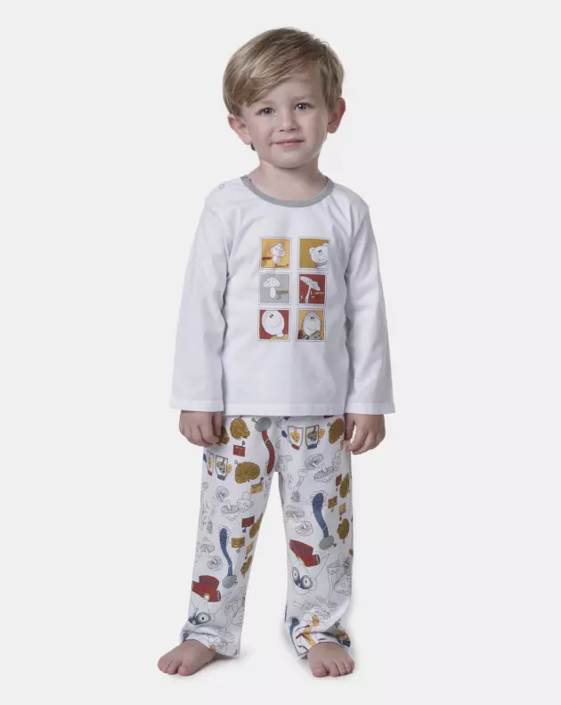 Pijama manga longa e calça