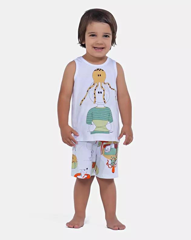 Pijama Regata e Bermuda