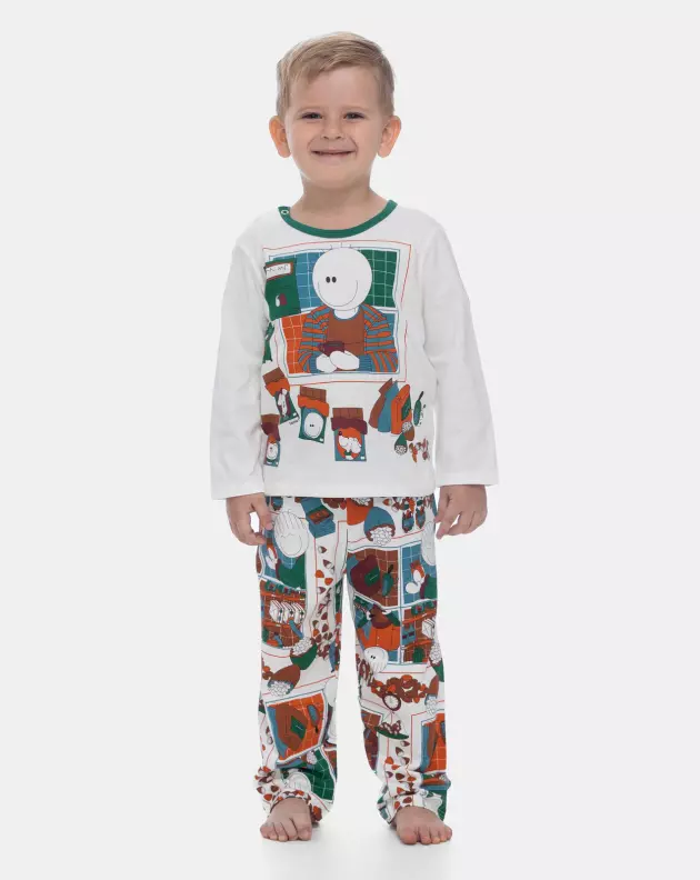 Pijama Manga Longa e Calça