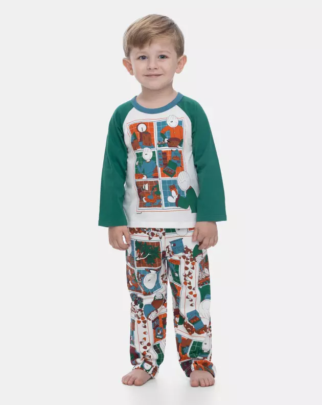 Pijama Manga Longa e Calça