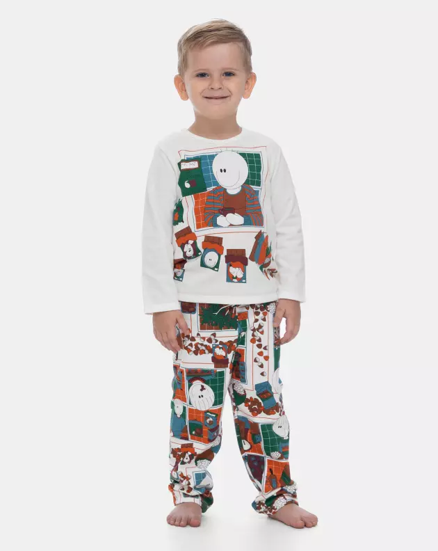 Pijama Manga Longa e Calça