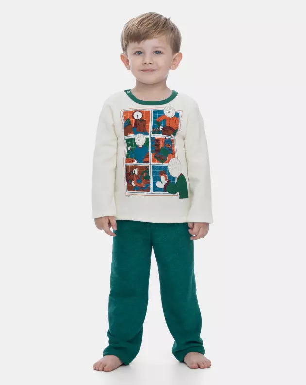Pijama Manga Longa e Calça