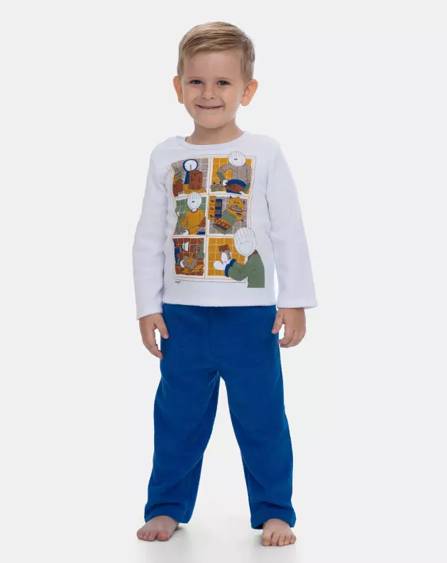 Pijama Manga Longa e Calça