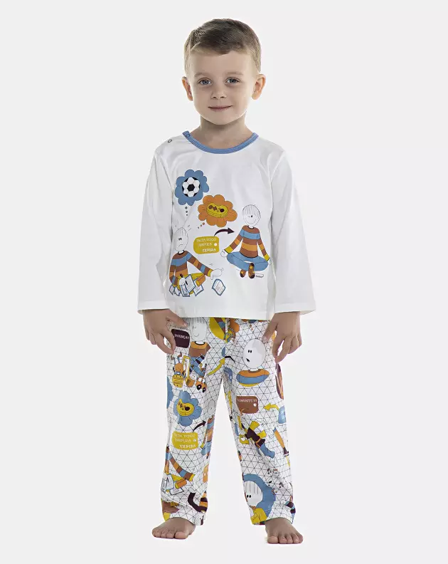 Pijama Masculino Baby Manga Longa e Calça