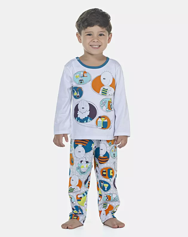 Pijama Masculino Baby Manga Longa e Calça